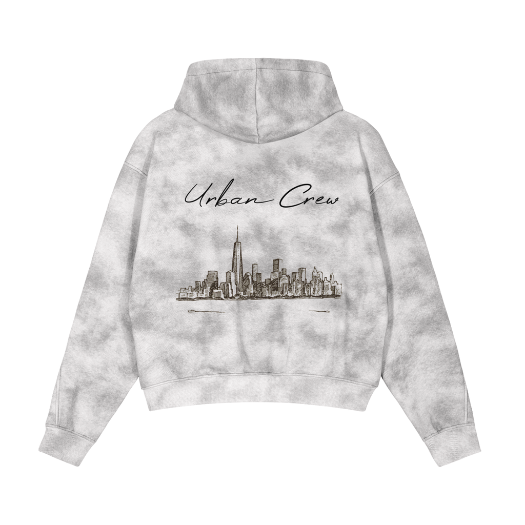 UrbanCrew Washed Zip Hoodie