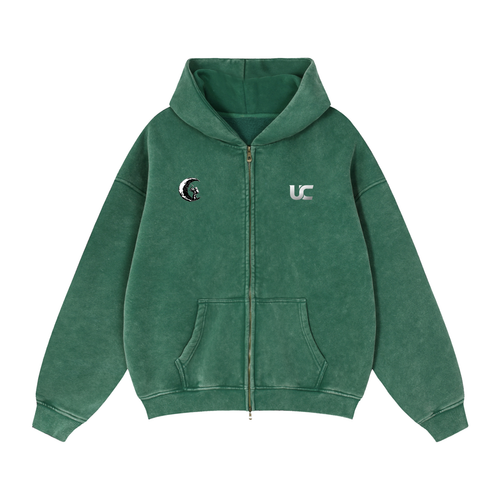 UrbanCrew Boxy Zip Hoodie