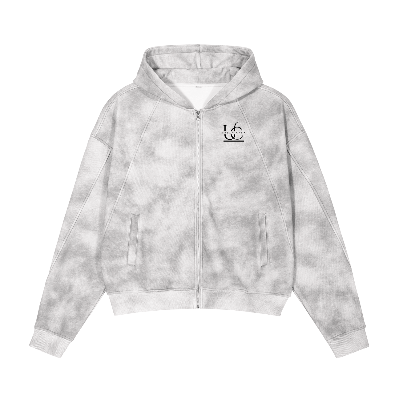 UrbanCrew Washed Zip Hoodie